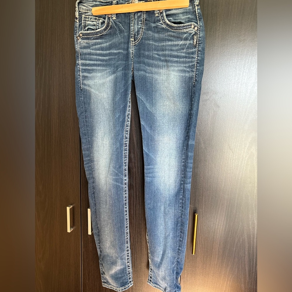 Silver Jeans Vintage Classic Blue Women's Boyfriend Jeans